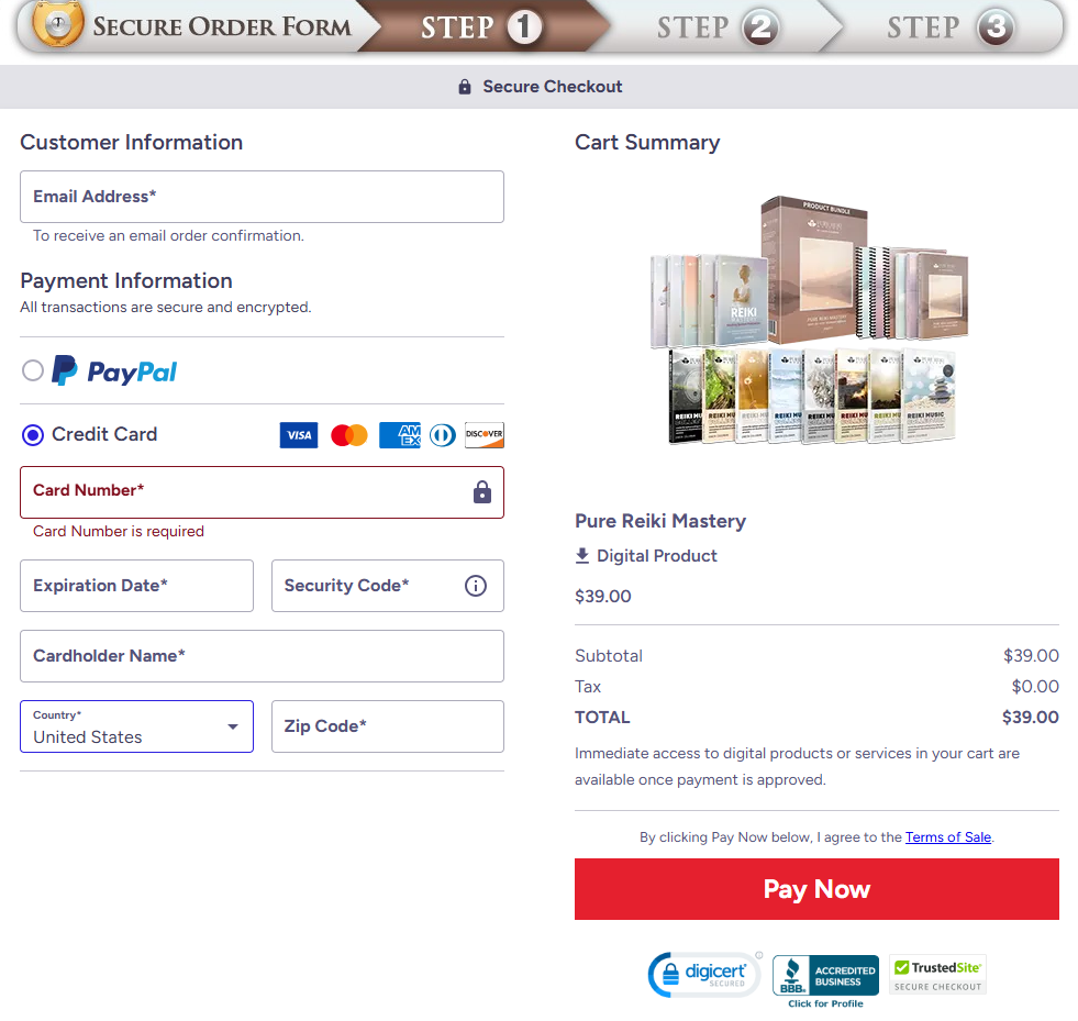 Pure Reiki Mastery Buy Now